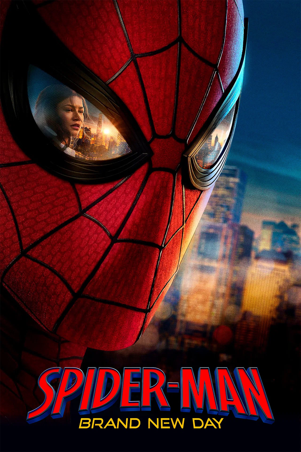 Affiche de film de super-héros